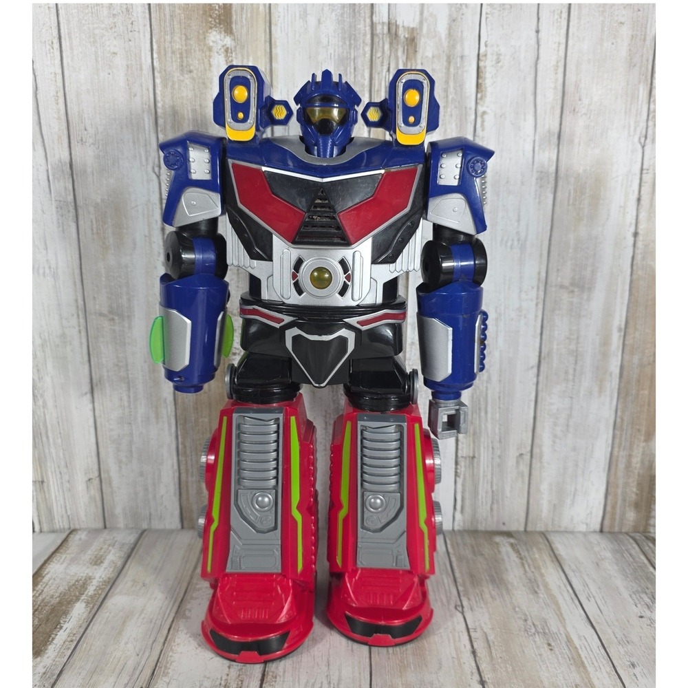 Adventure Force Astrobot Robot Action Figure Blue Red Silver 15 Inch 2019